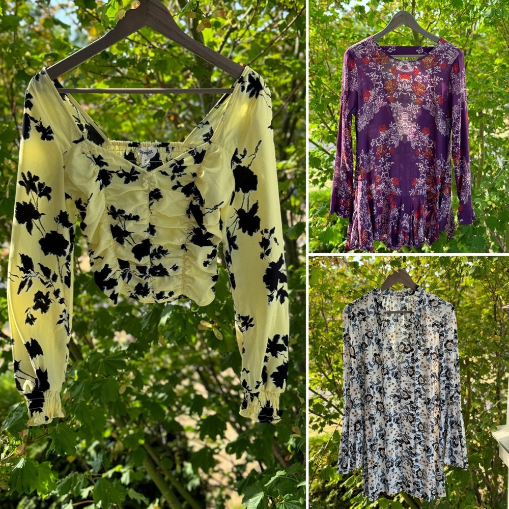 Free People/UrbanOutfitters/Open Edit blouse bundle